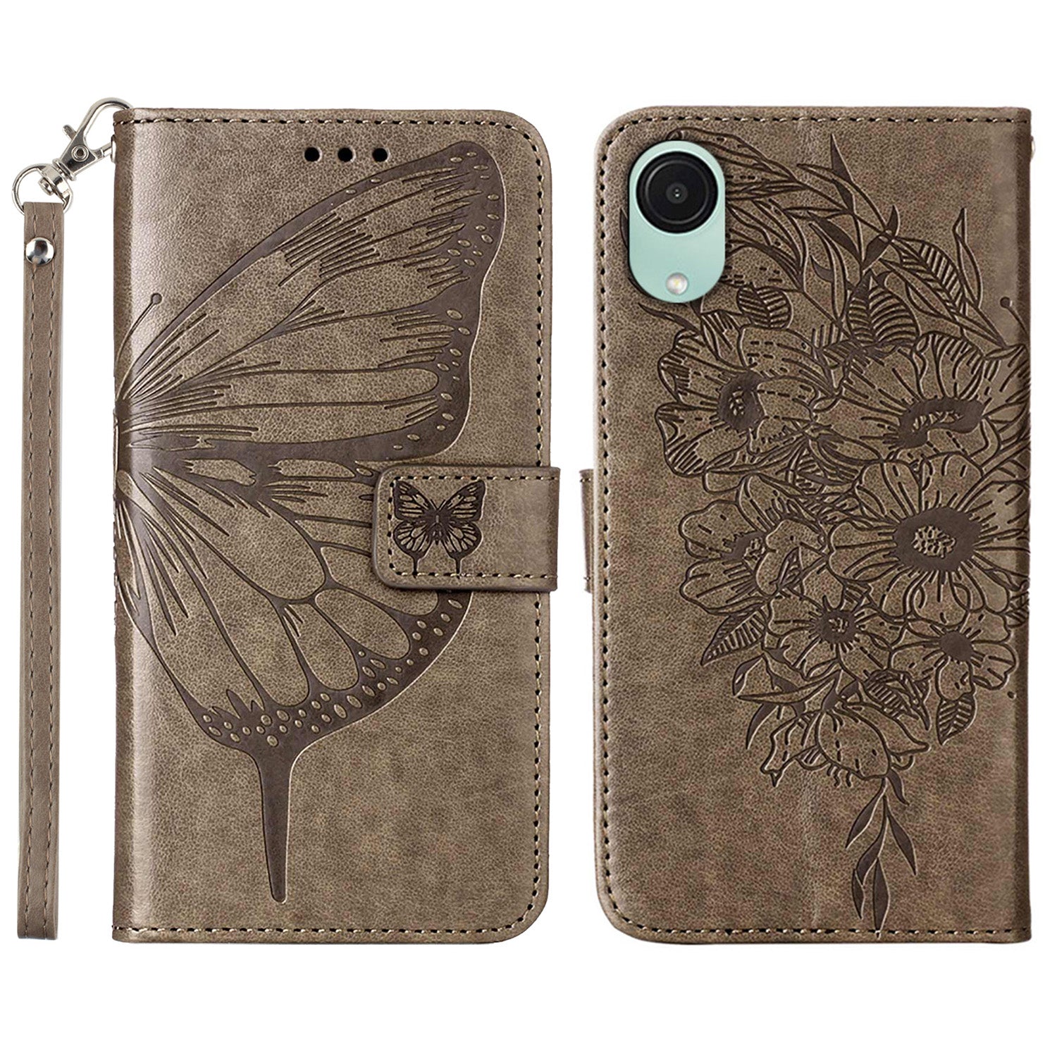 YB Imprinting Series-4 PU Leather Case for Samsung Galaxy A04 Core 4G Phone Cover Imprinted Shockproof Wallet Case YB Imprinting Series-4 PU Leather Case for Samsung Galaxy A04 Core 4G Phone Cover Imprinted Shockproof Wallet Case